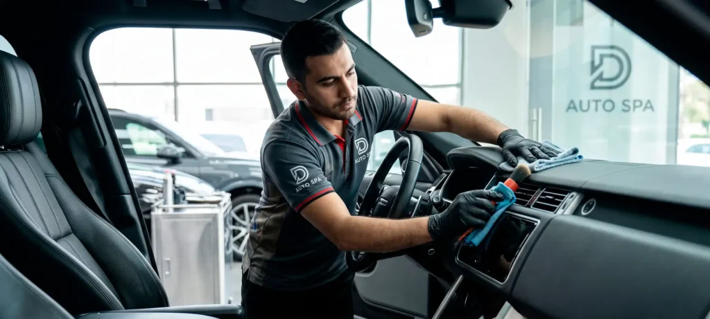Professional car detailing and interior cleaning
